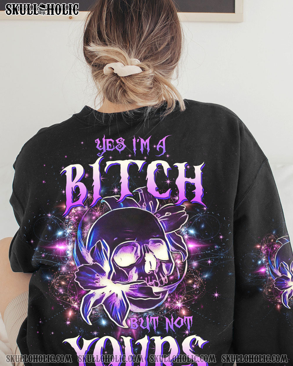 YES I’M A B LILY SKULL ALL OVER PRINT – TLTW3001234