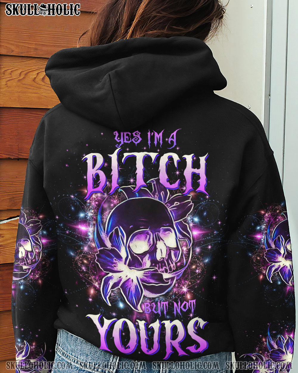 YES I’M A B LILY SKULL ALL OVER PRINT – TLTW3001234