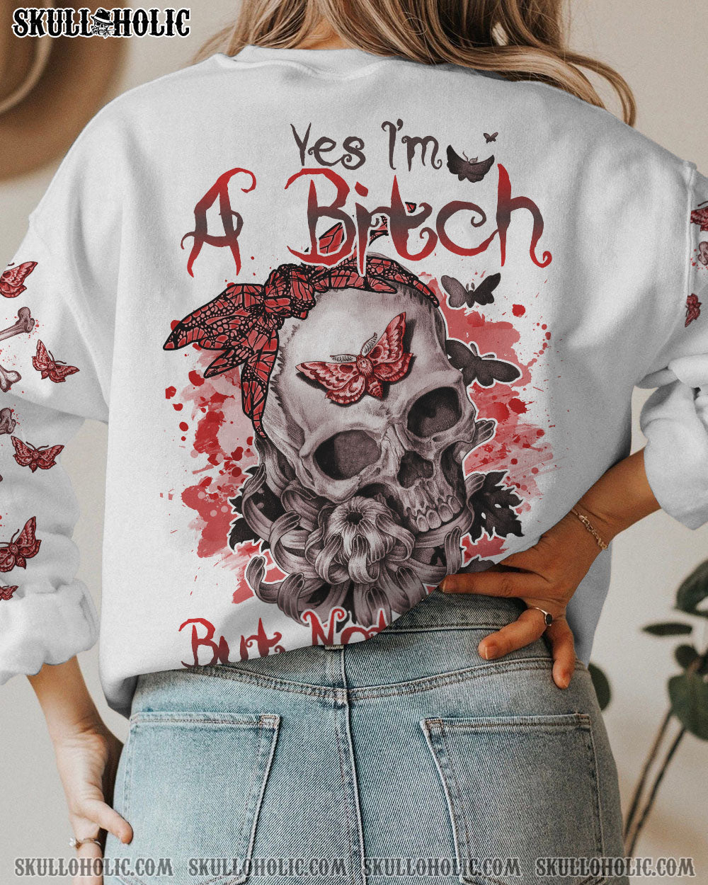 YES I’M A B SKULL TATTOOED ALL OVER PRINT – TLNO3101232
