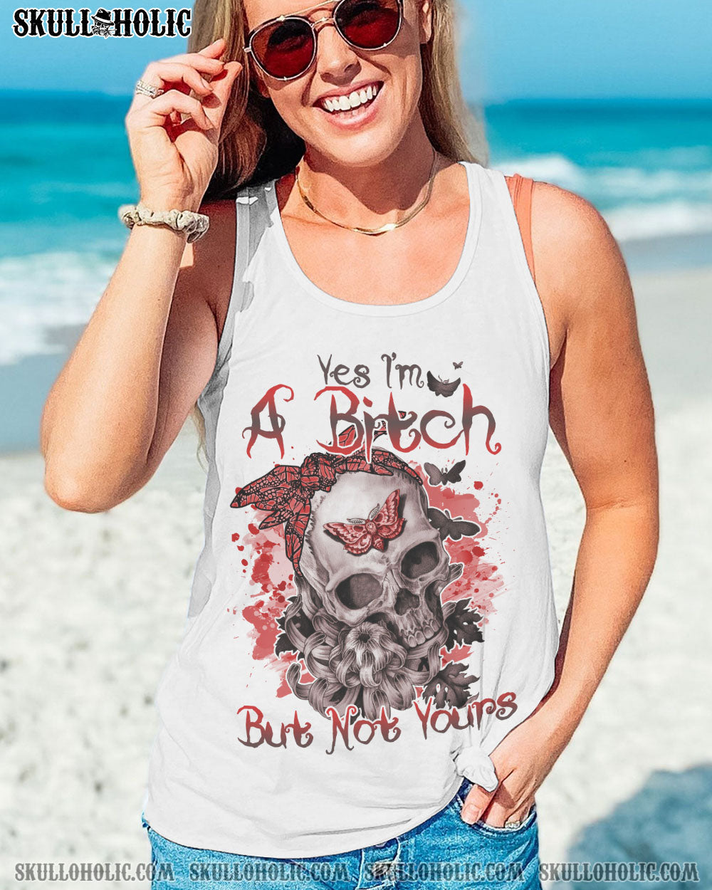 YES I’M A B SKULL TATTOOED ALL OVER PRINT – TLNO3101232