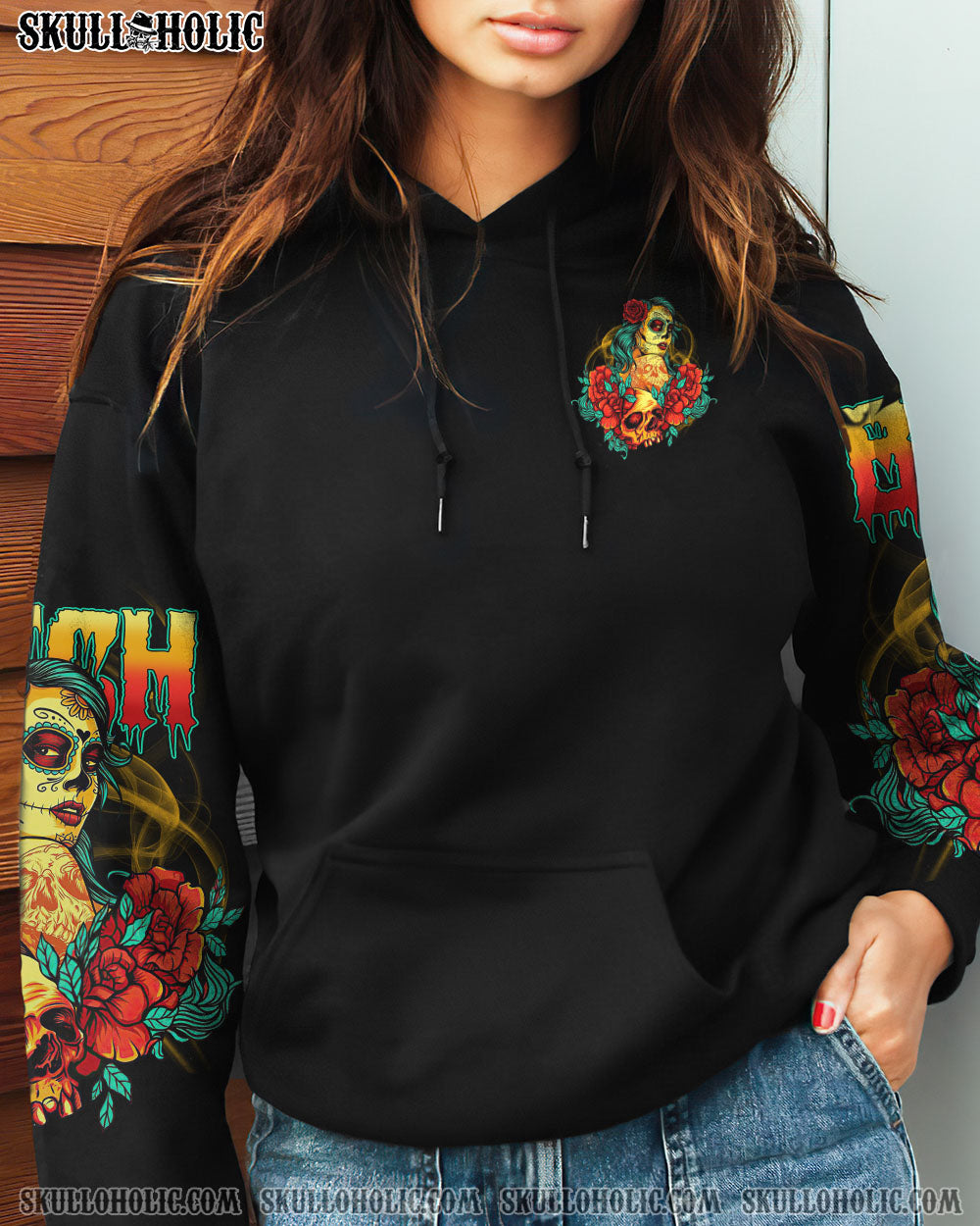 YES I’M A B SUGAR SKULL GIRL ALL OVER PRINT – TLTY1412223