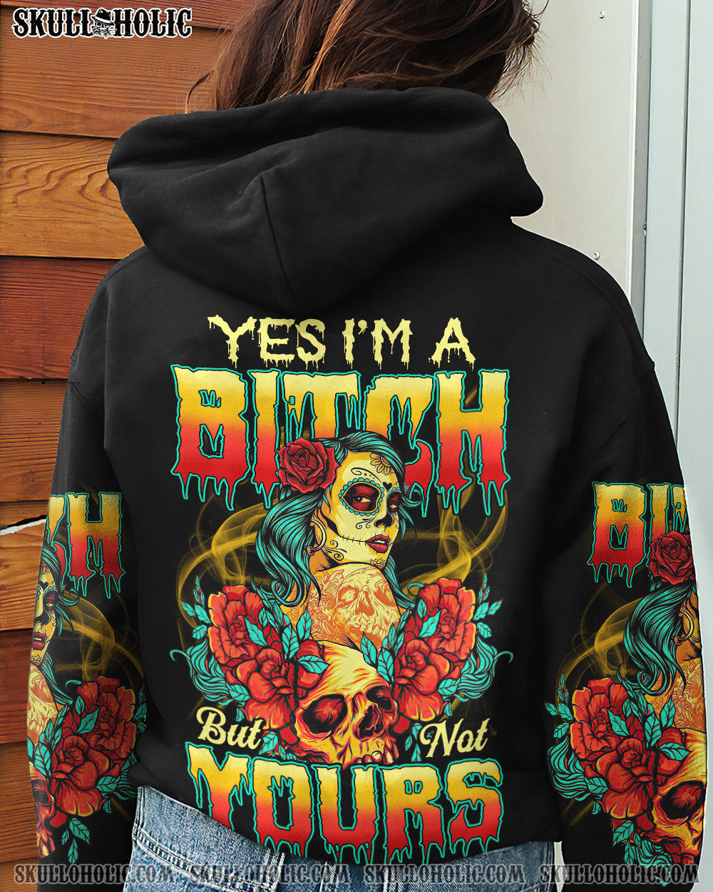 YES I’M A B SUGAR SKULL GIRL ALL OVER PRINT – TLTY1412223