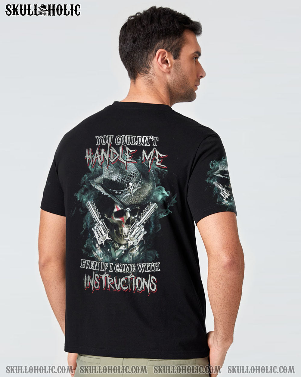 YOU COUDN’T HANDLE ME COWBOY SKULL ALL OVER PRINT – TLTM2212222