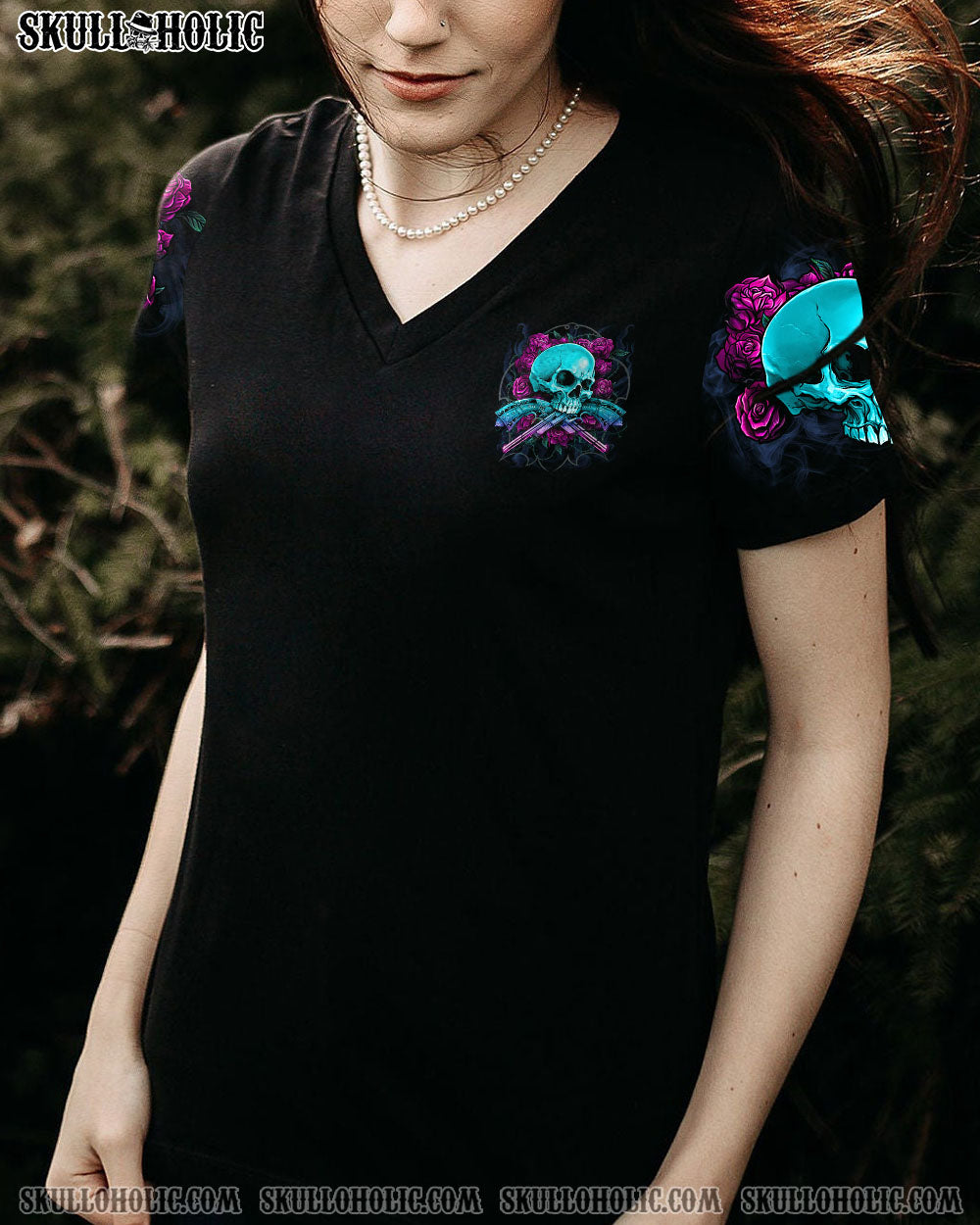 YOU COUDN’T HANDLE ME RETRO SKULL G ROSE ALL OVER PRINT – TLTR2012223