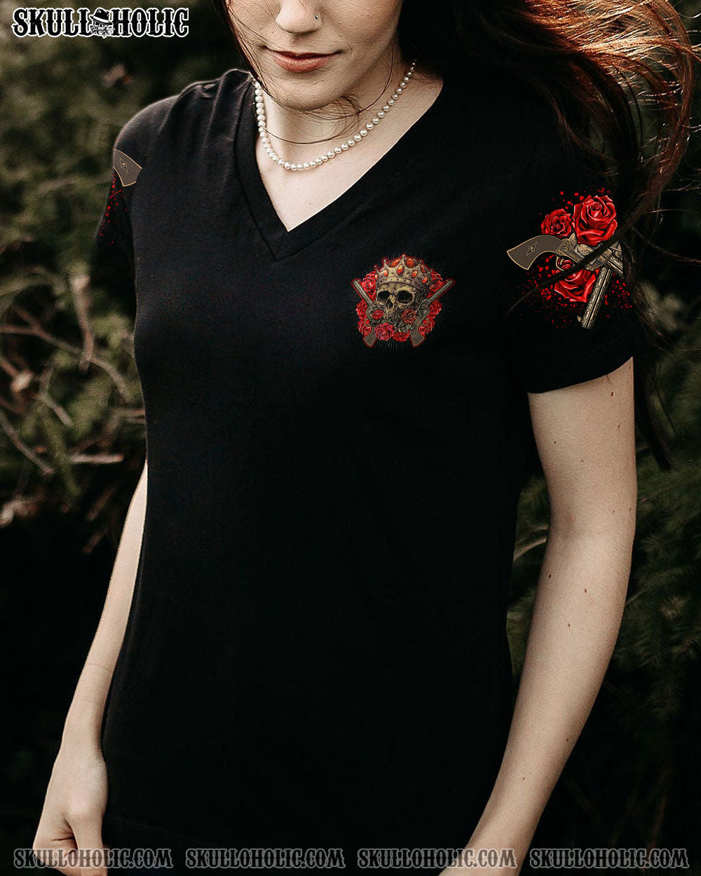 YOU COULDN’T HANDLE ME CROWN SKULL VINTAGE ALL OVER PRINT – TLNO2112222