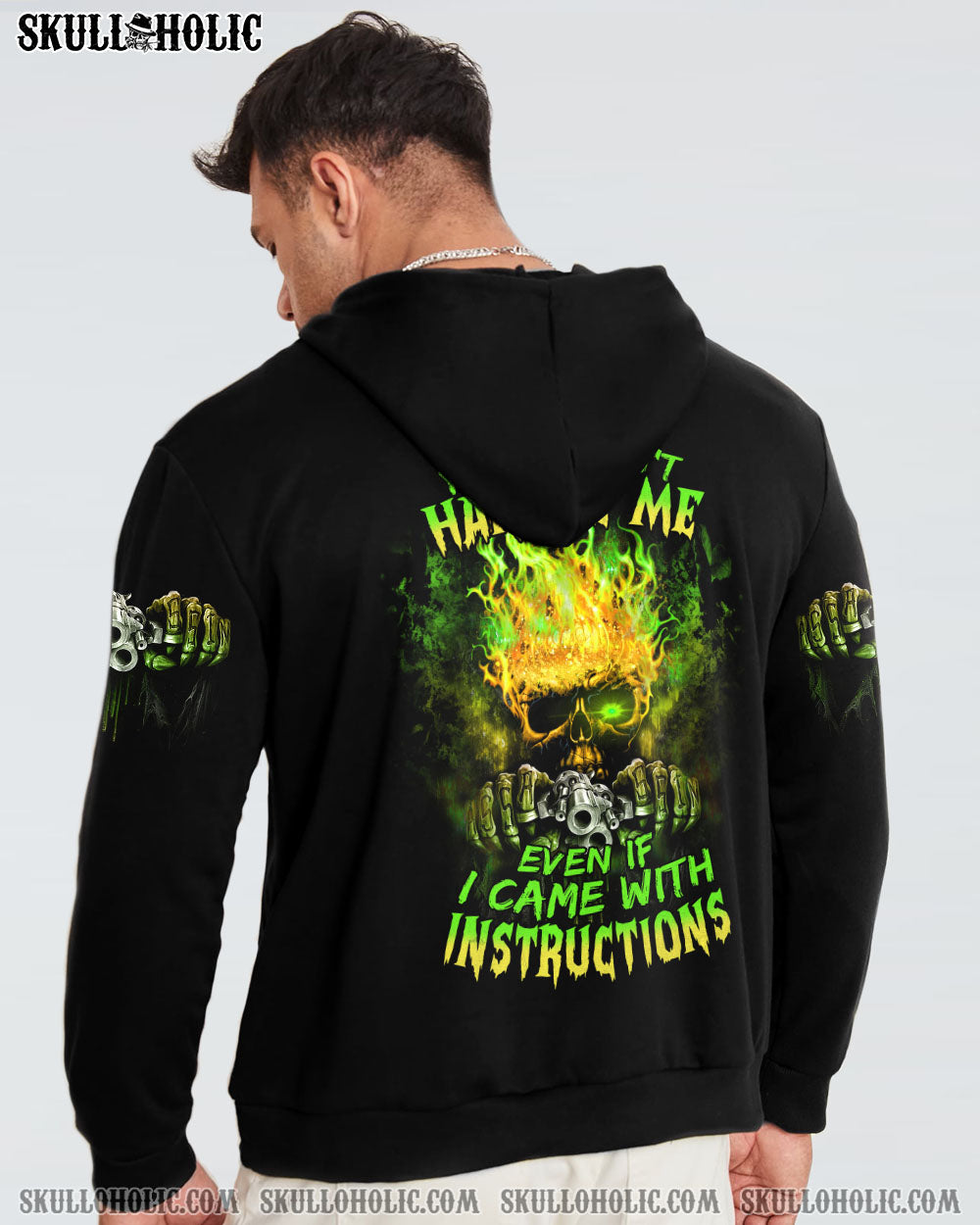 YOU COULDN’T HANDLE ME FIRE SKULL ALL OVER PRINT – TLTM2112222