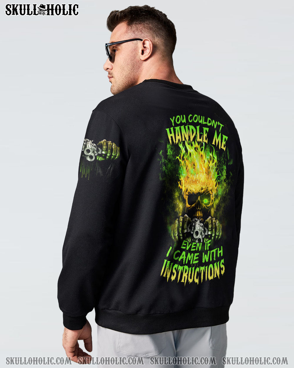 YOU COULDN’T HANDLE ME FIRE SKULL ALL OVER PRINT – TLTM2112222