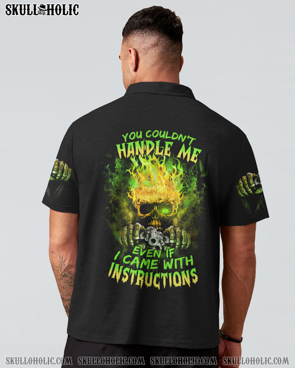 YOU COULDN’T HANDLE ME FIRE SKULL ALL OVER PRINT – TLTM2112222