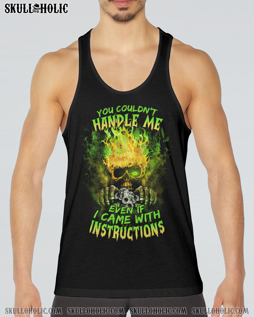 YOU COULDN’T HANDLE ME FIRE SKULL ALL OVER PRINT – TLTM2112222