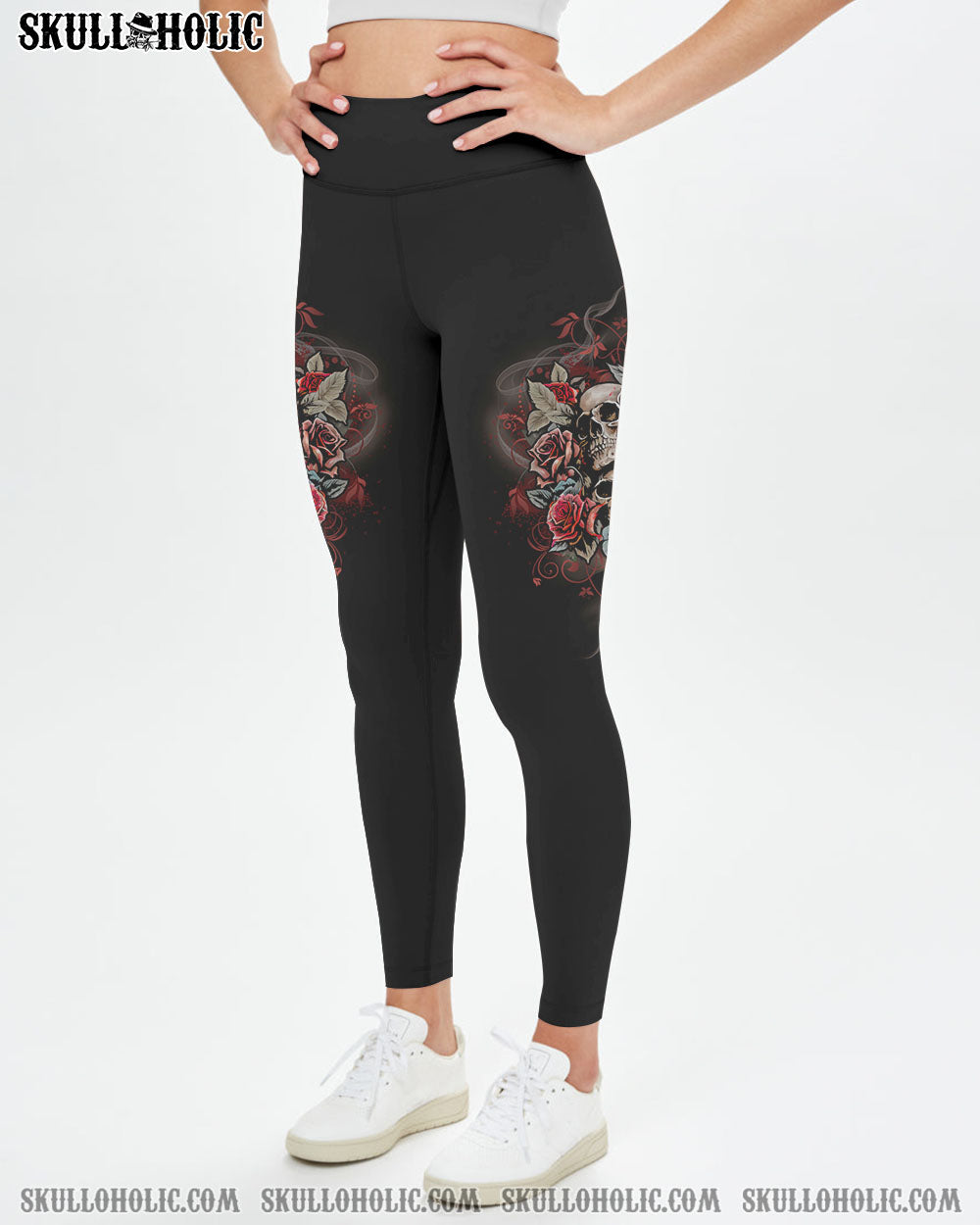 YOU COULDN’T HANDLE ME FLOWER SKULL ALL OVER PRINT – YHLN0202233