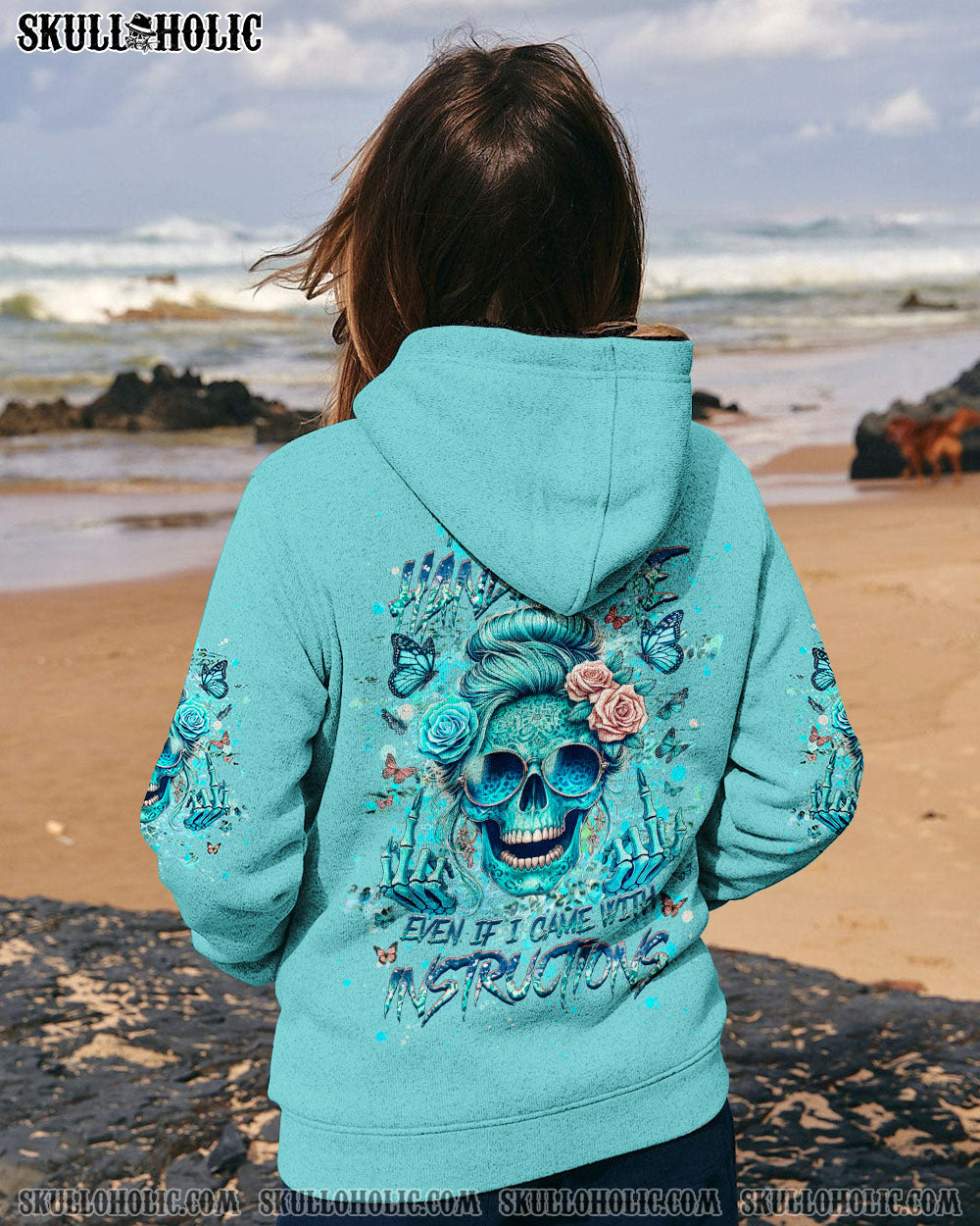 YOU COULDN’T HANDLE ME MESSY BUN ALL OVER PRINT – YHHG2706241