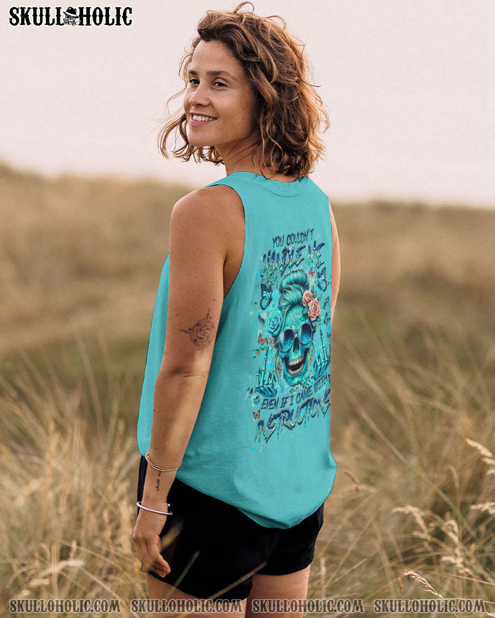 YOU COULDN’T HANDLE ME MESSY BUN ALL OVER PRINT – YHHG2706241