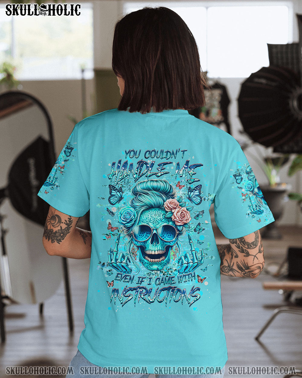 YOU COULDN’T HANDLE ME MESSY BUN ALL OVER PRINT – YHHG2706241