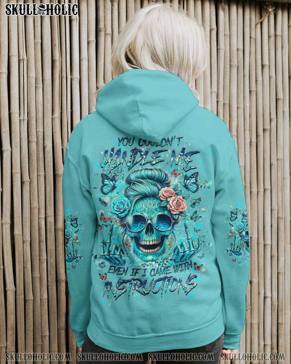 YOU COULDN’T HANDLE ME MESSY BUN ALL OVER PRINT – YHHG2706241