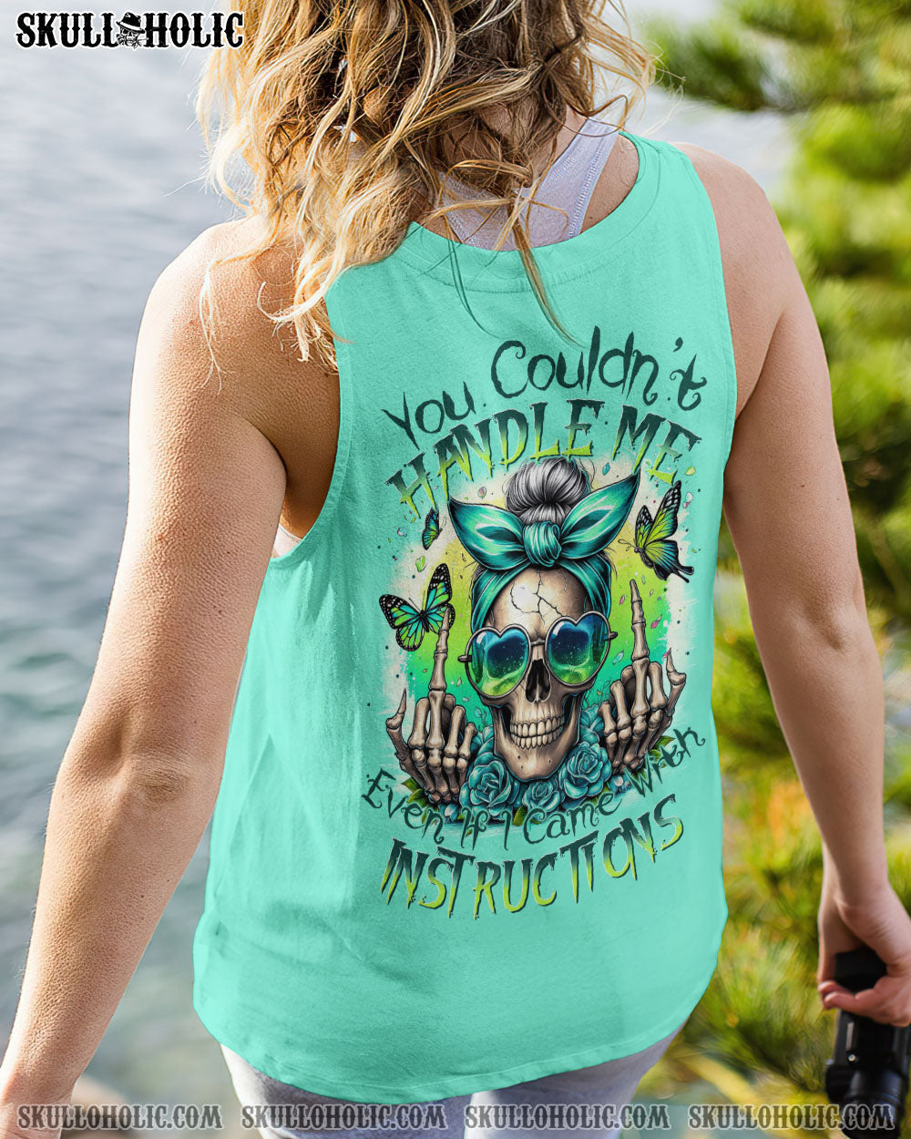 YOU COULDN’T HANDLE ME MESSY BUN TIE DYE ALL OVER PRINT – TYTM0605242