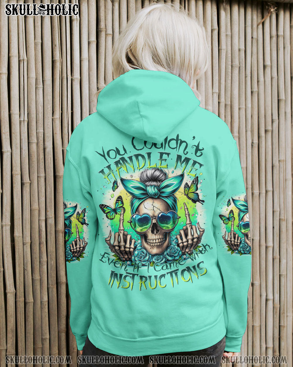 YOU COULDN’T HANDLE ME MESSY BUN TIE DYE ALL OVER PRINT – TYTM0605242