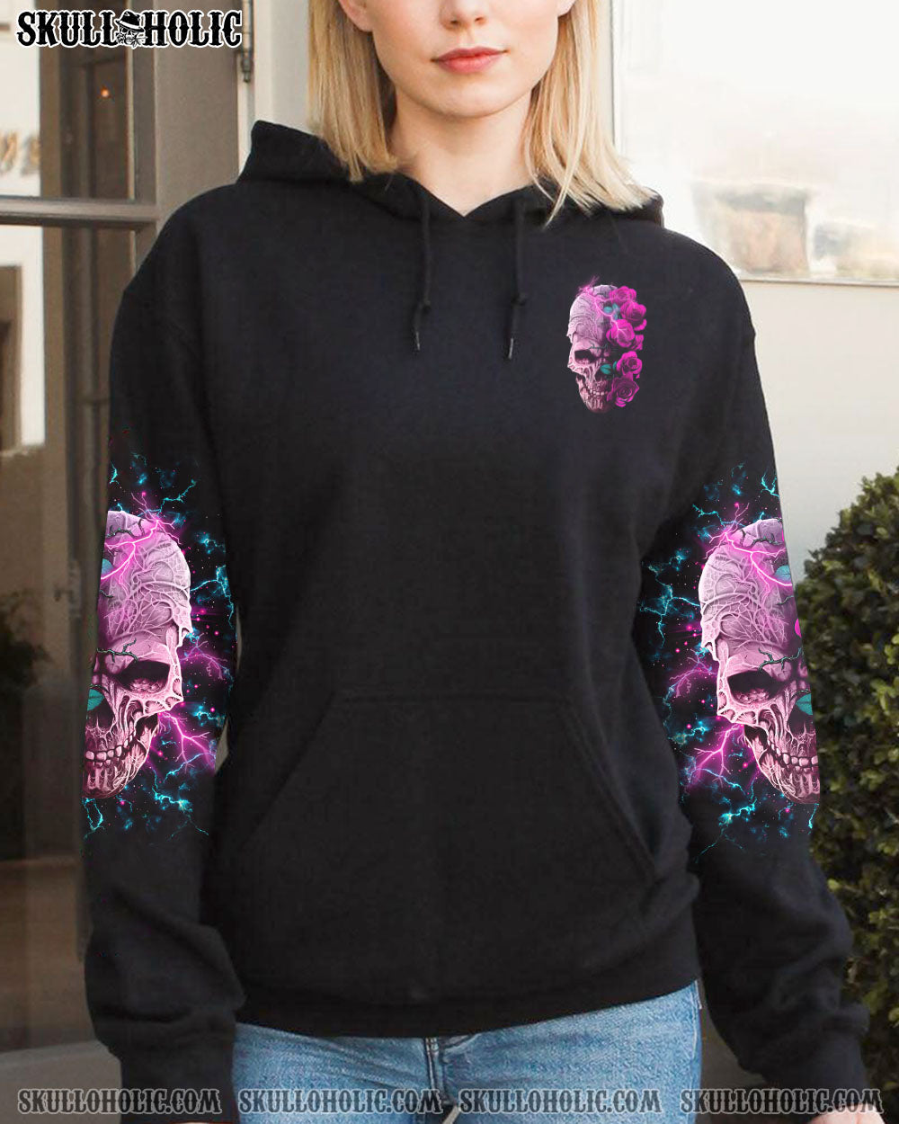 YOU COULDN’T HANDLE ME ROSE SKULL THUNDER ALL OVER PRINT – TLTR1212222