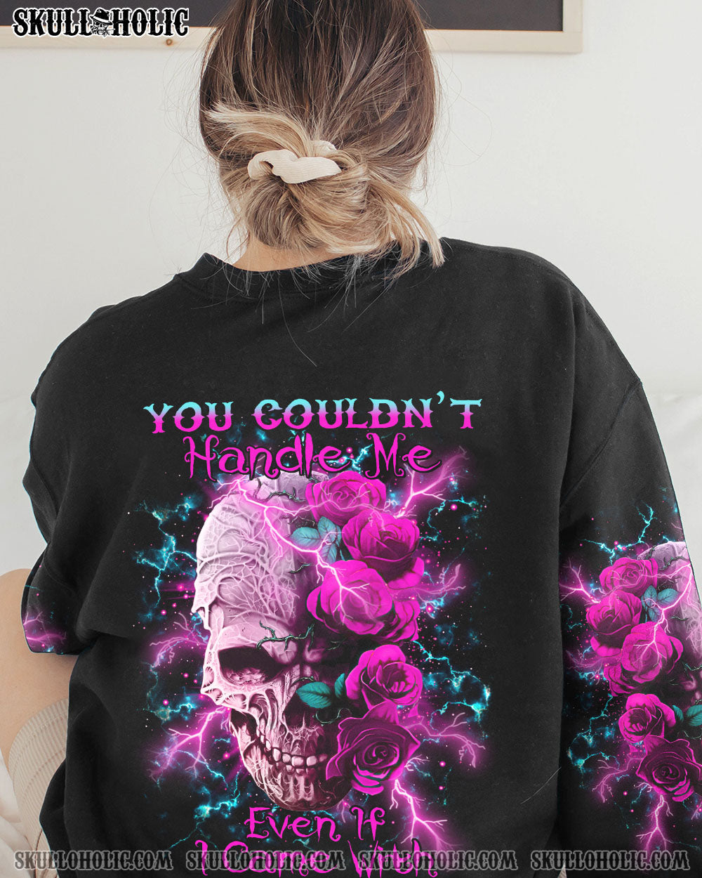 YOU COULDN’T HANDLE ME ROSE SKULL THUNDER ALL OVER PRINT – TLTR1212222