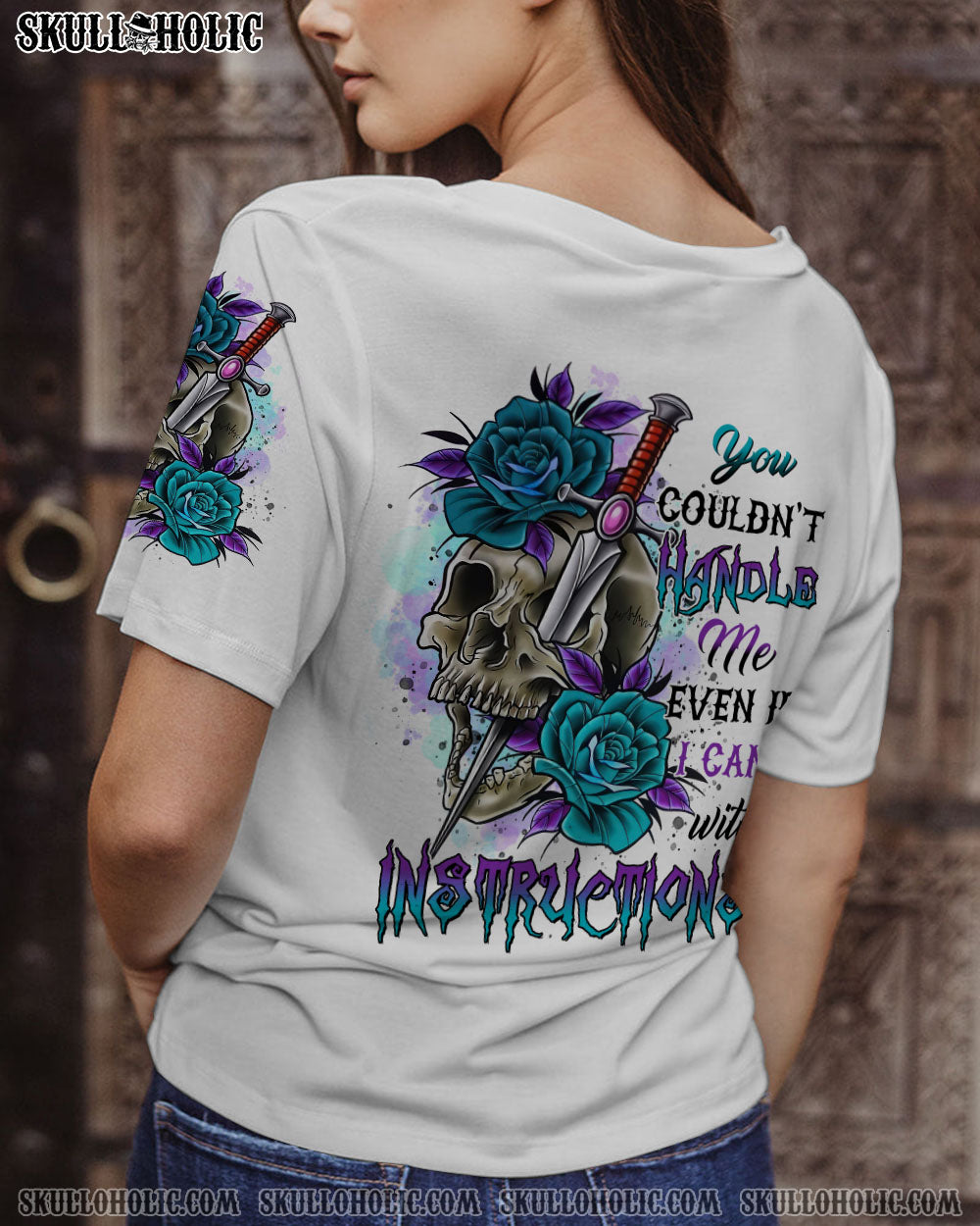 YOU COULDN’T HANDLE ME SKULL ALL OVER PRINT – TLTR2012222
