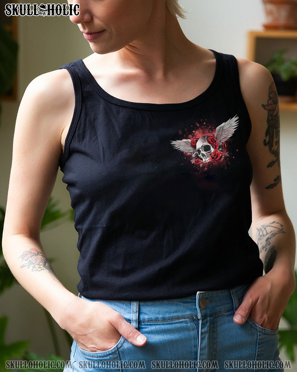 YOU COULDN’T HANDLE ME SKULL ALL OVER PRINT – YHDU0404231