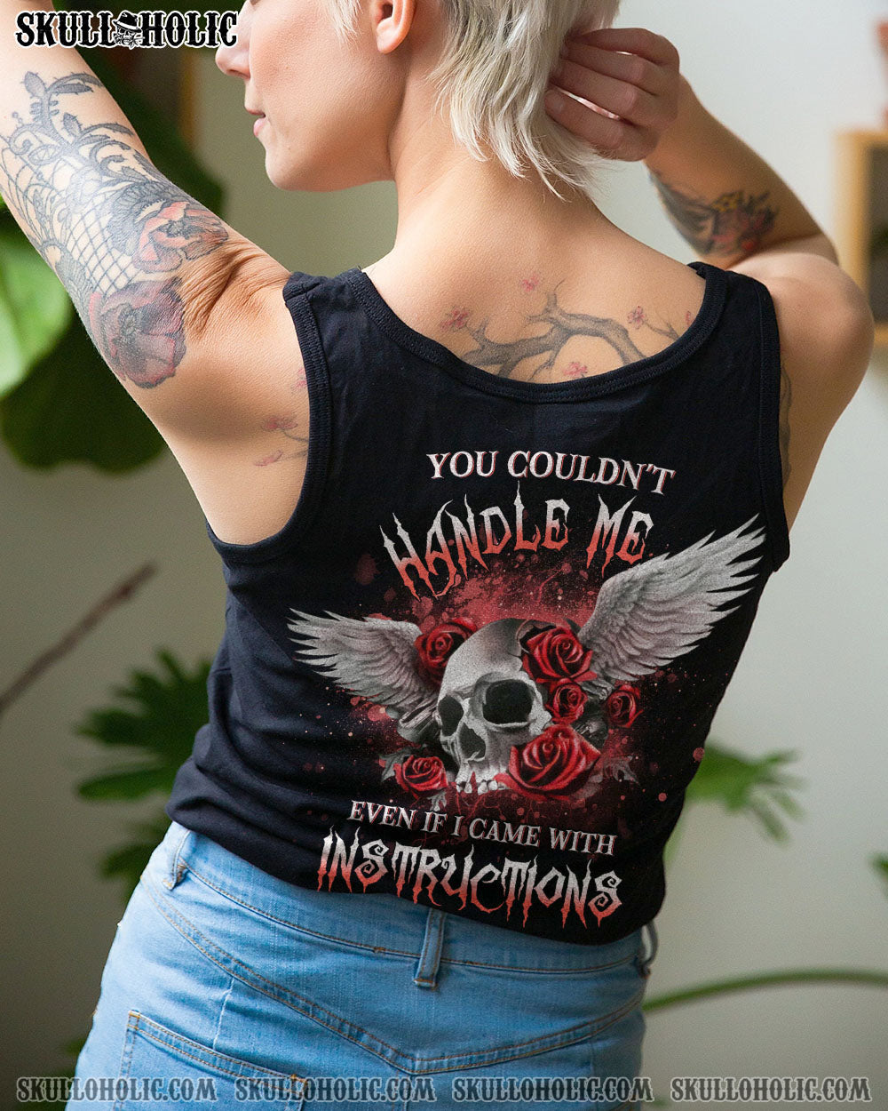 YOU COULDN’T HANDLE ME SKULL ALL OVER PRINT – YHDU0404231