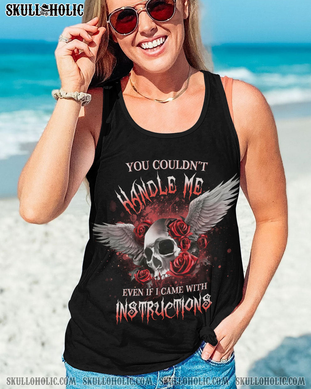 YOU COULDN’T HANDLE ME SKULL ALL OVER PRINT – YHDU0404231