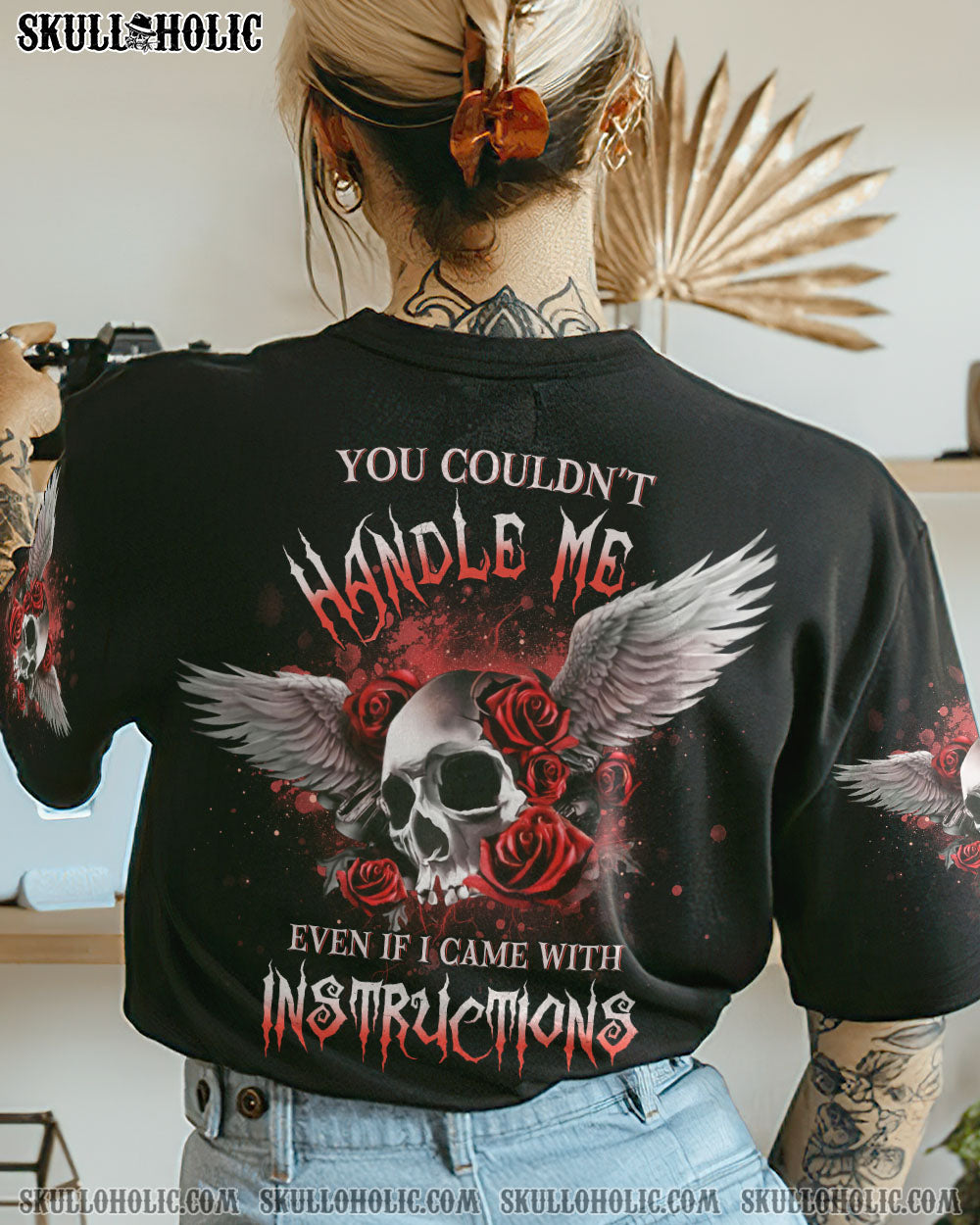 YOU COULDN’T HANDLE ME SKULL ALL OVER PRINT – YHDU0404231