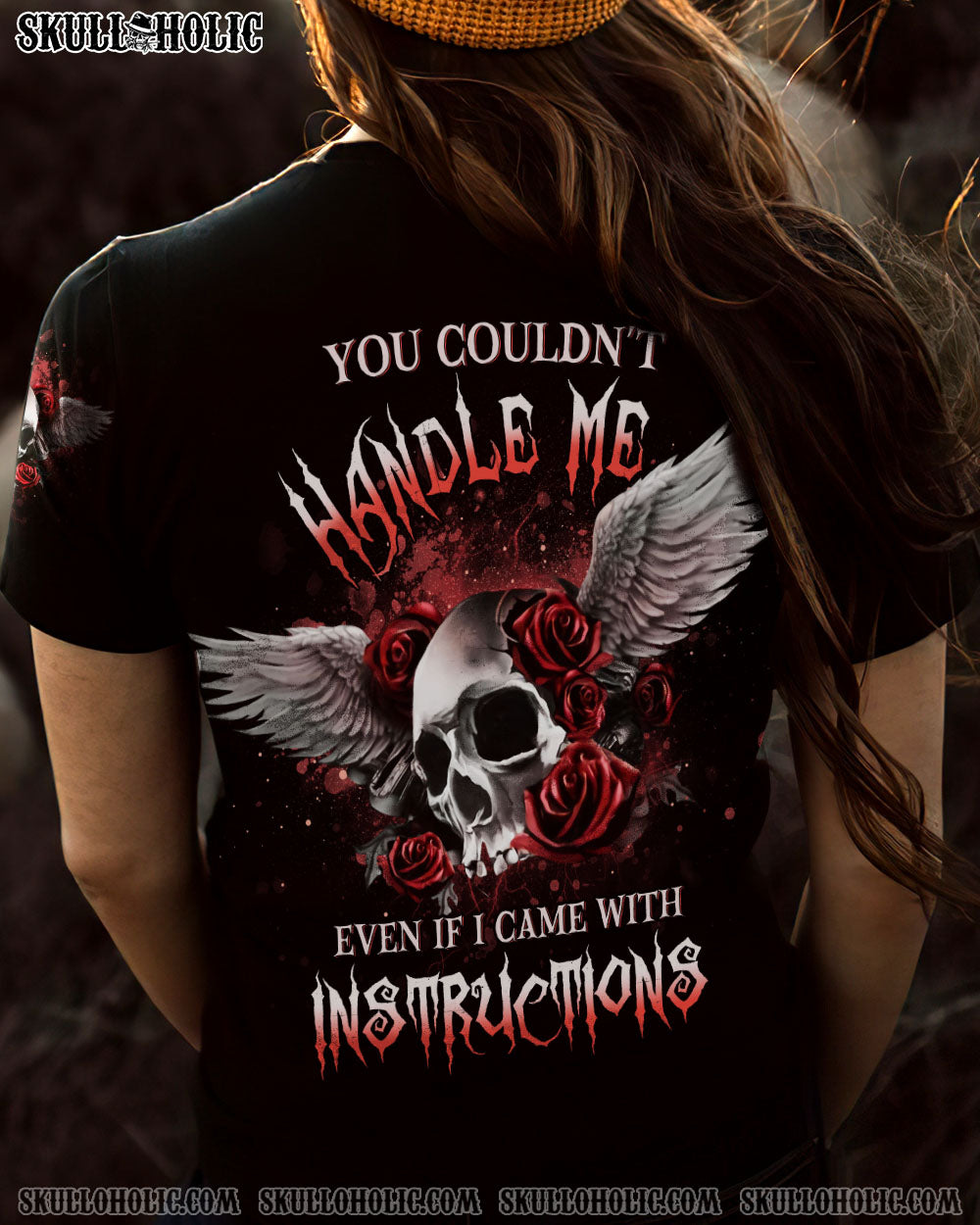 YOU COULDN’T HANDLE ME SKULL ALL OVER PRINT – YHDU0404231