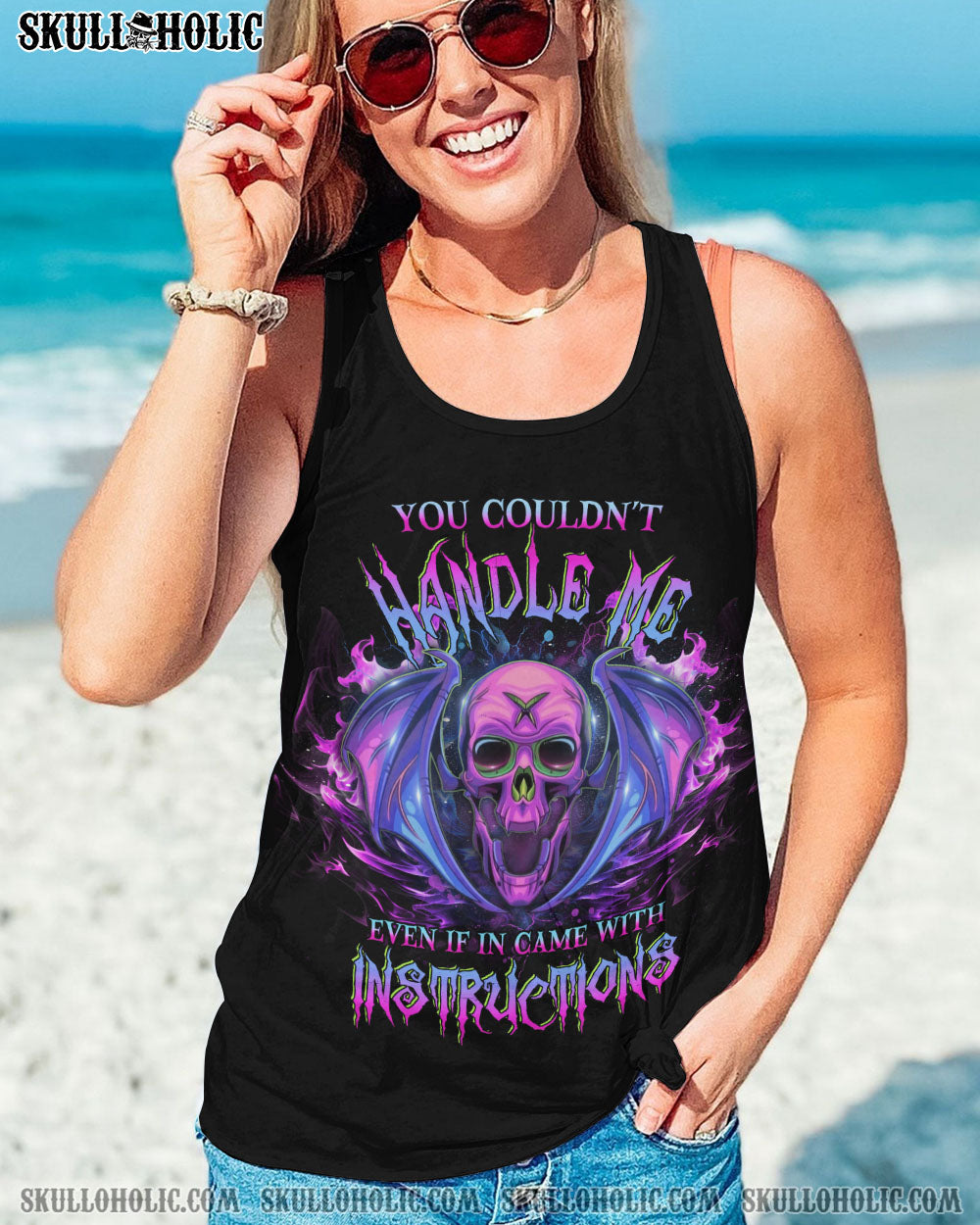 YOU COULDN’T HANDLE ME SKULL ALL OVER PRINT – YHDU3003233