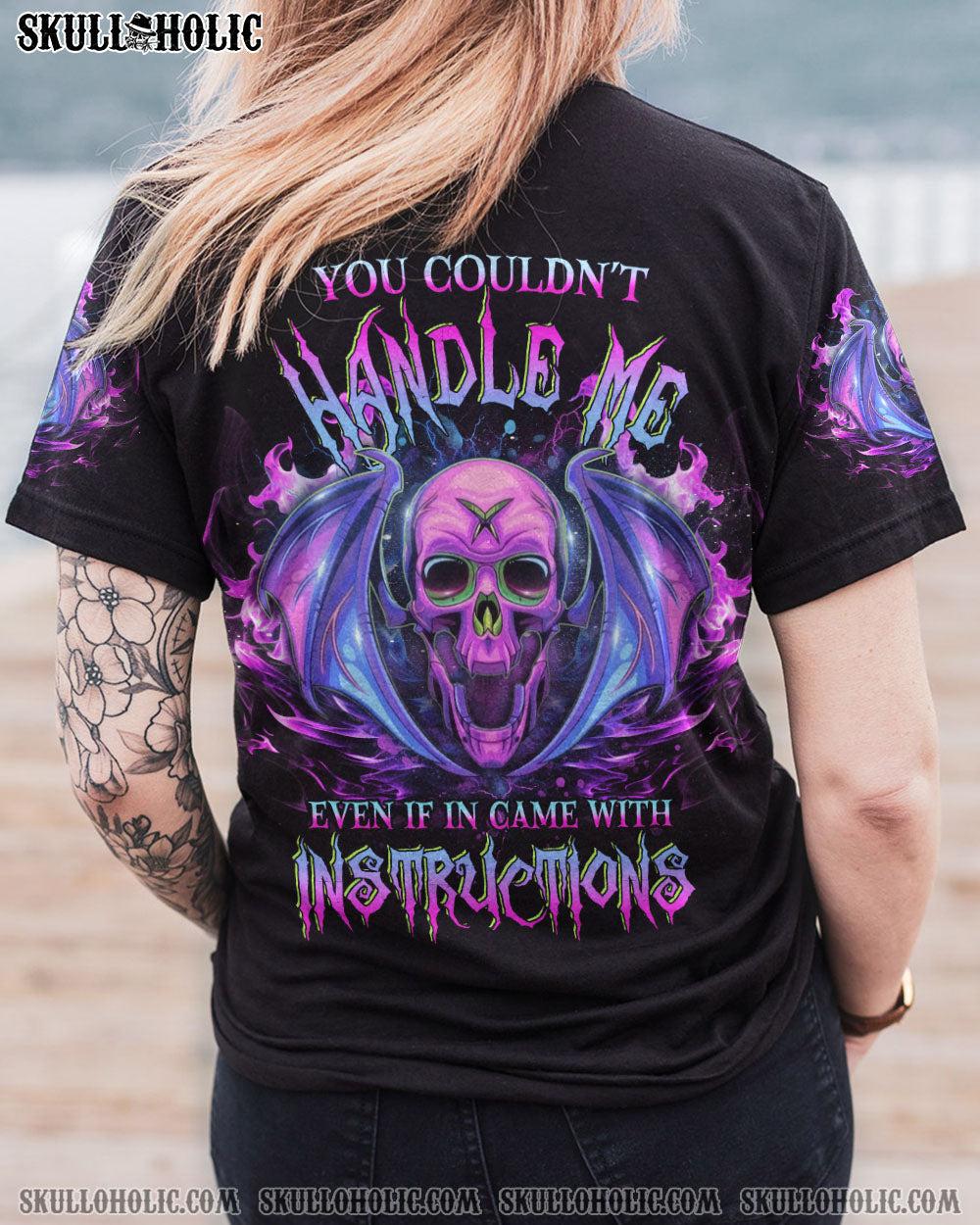 YOU COULDN’T HANDLE ME SKULL ALL OVER PRINT – YHDU3003233