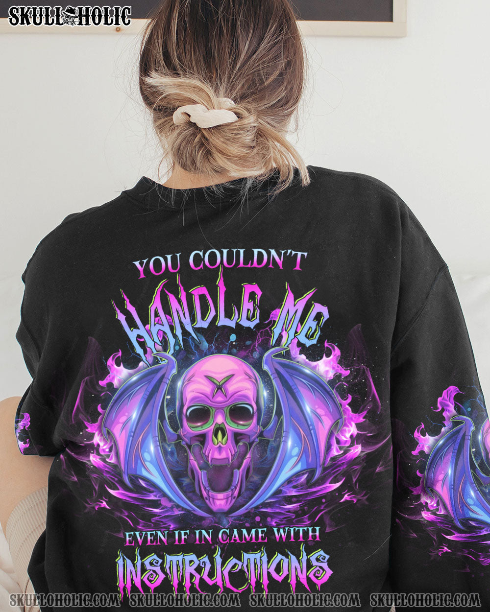 YOU COULDN’T HANDLE ME SKULL ALL OVER PRINT – YHDU3003233