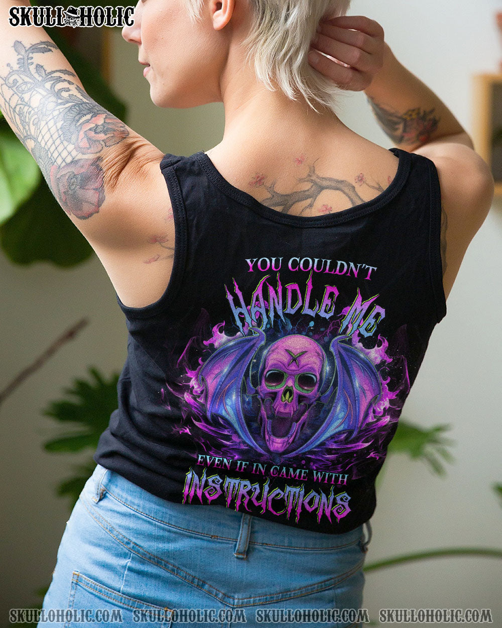 YOU COULDN’T HANDLE ME SKULL ALL OVER PRINT – YHDU3003233