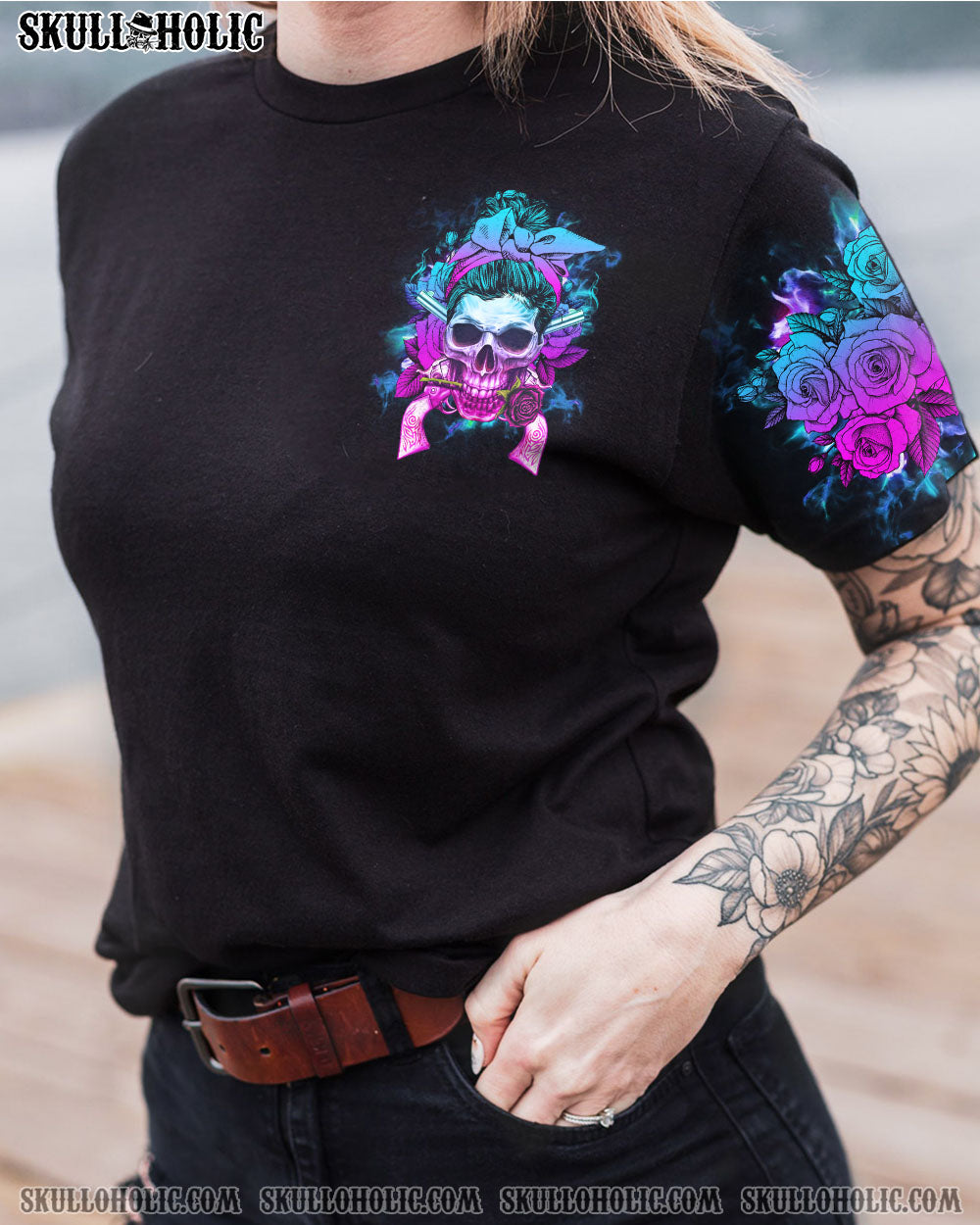 YOU COULDN’T HANDLE ME SKULL ALL OVER PRINT – YHHG2302231