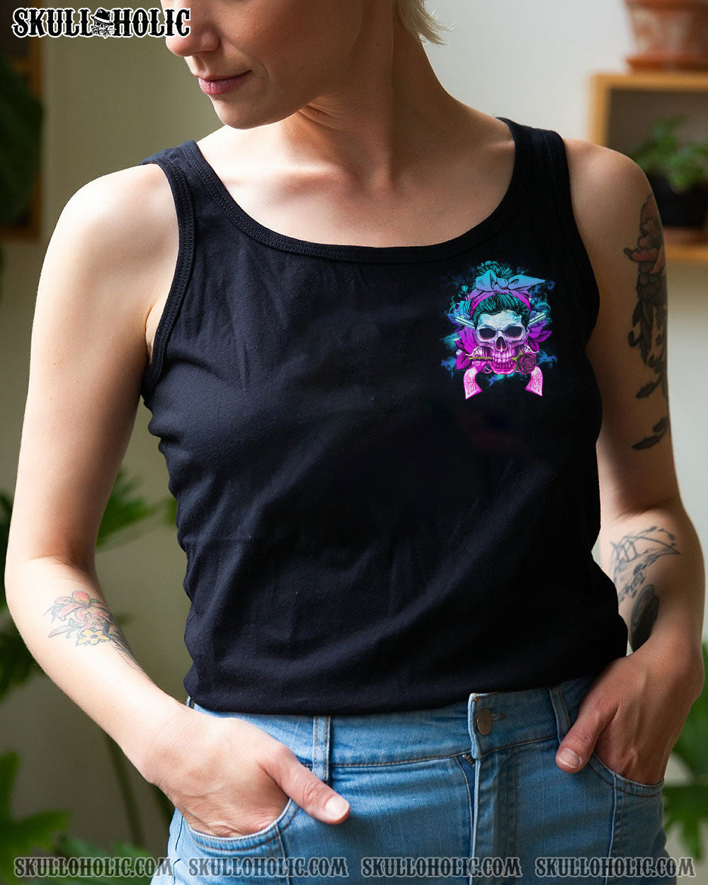YOU COULDN’T HANDLE ME SKULL ALL OVER PRINT – YHHG2302231