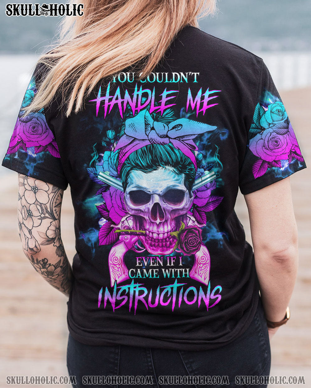 YOU COULDN’T HANDLE ME SKULL ALL OVER PRINT – YHHG2302231