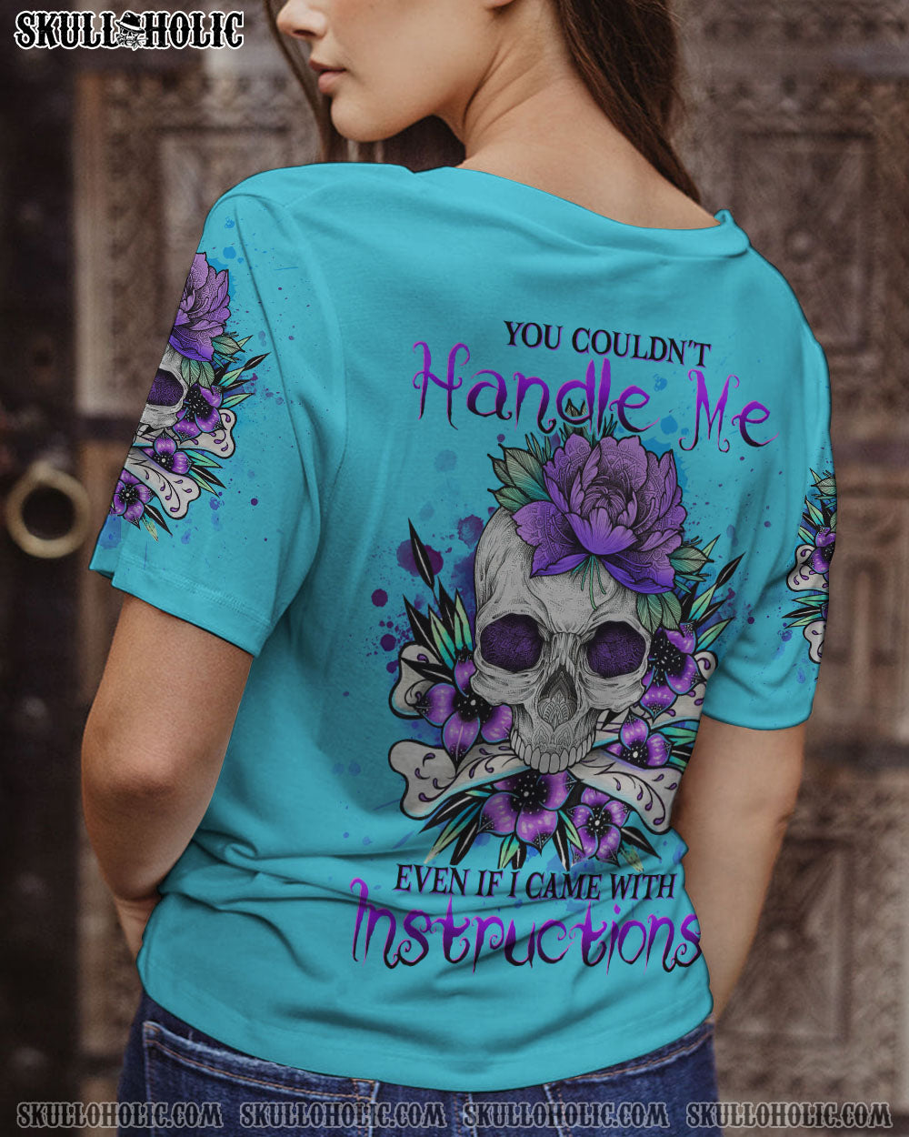 YOU COULDN’T HANDLE ME SKULL ALL OVER PRINT – YHHG2302233