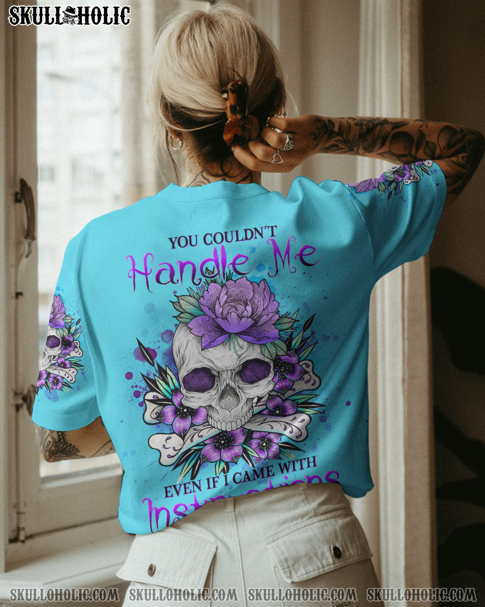 YOU COULDN’T HANDLE ME SKULL ALL OVER PRINT – YHHG2302233