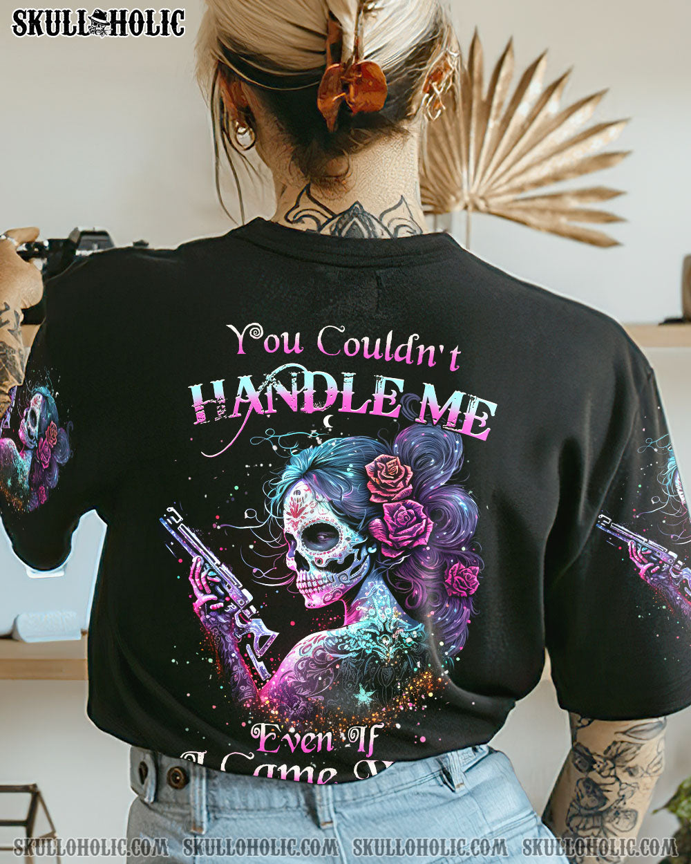 YOU COULDN’T HANDLE ME SKULL ALL OVER PRINT – YHHN0803233