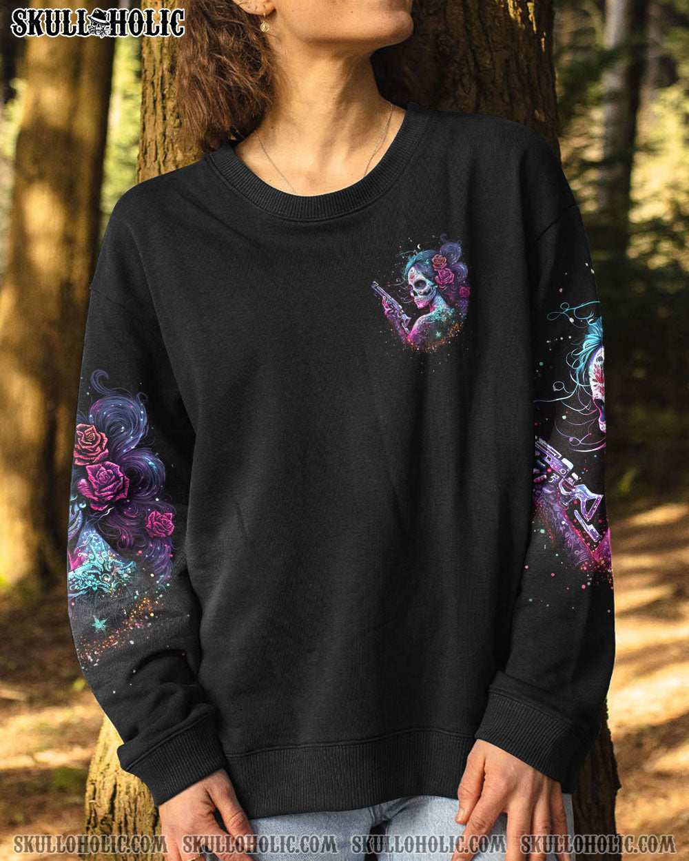 YOU COULDN’T HANDLE ME SKULL ALL OVER PRINT – YHHN0803233