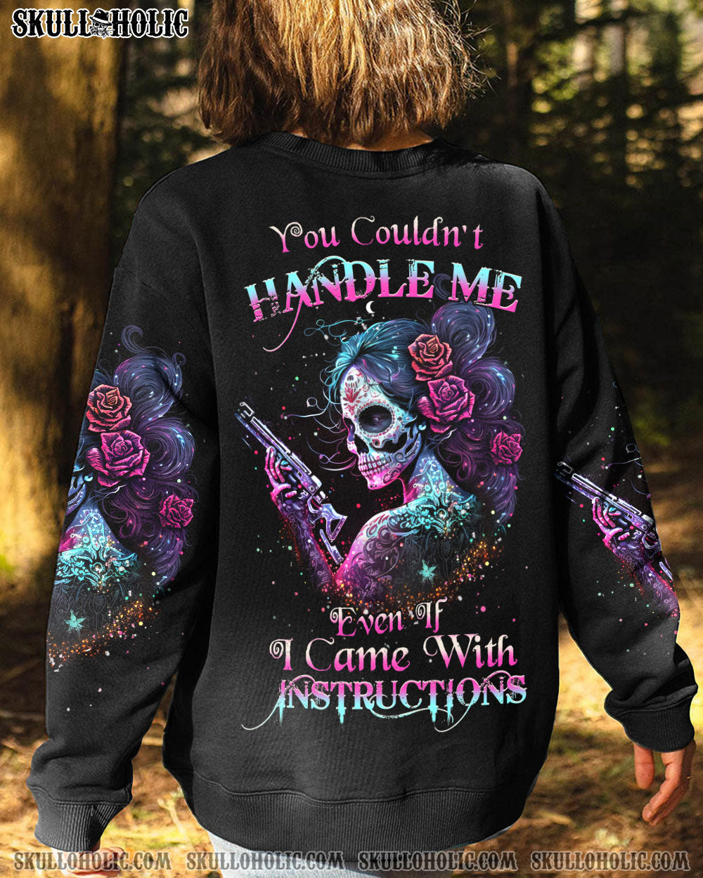 YOU COULDN’T HANDLE ME SKULL ALL OVER PRINT – YHHN0803233