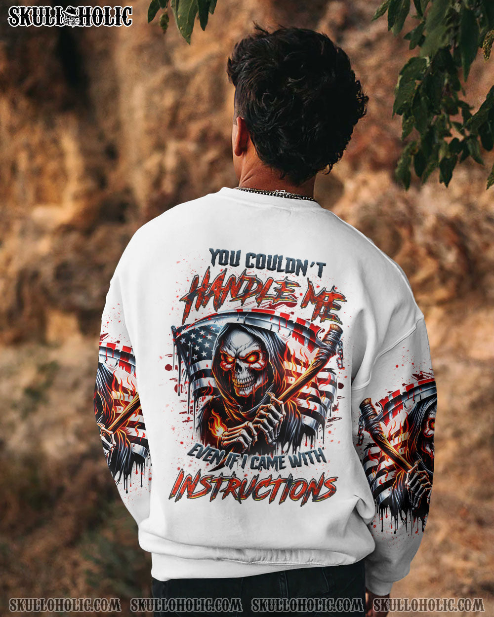 YOU COULDN’T HANDLE ME SKULL ALL OVER PRINT – YHHN1103242