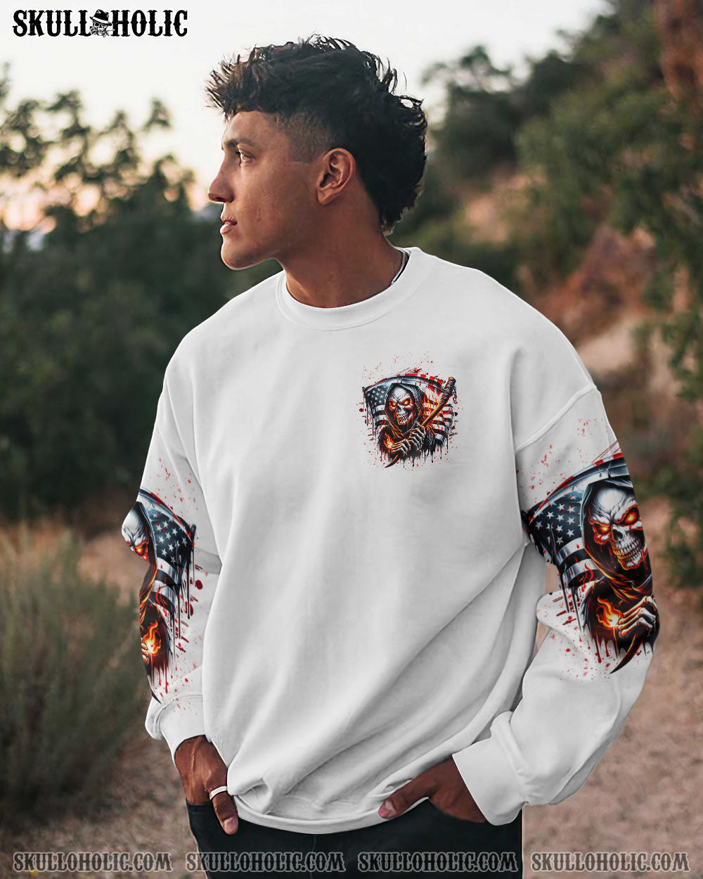 YOU COULDN’T HANDLE ME SKULL ALL OVER PRINT – YHHN1103242