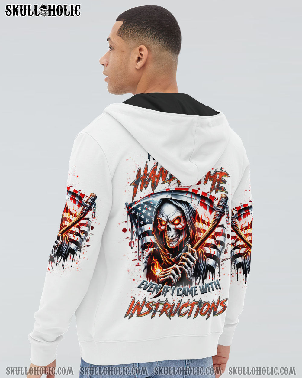 YOU COULDN’T HANDLE ME SKULL ALL OVER PRINT – YHHN1103242