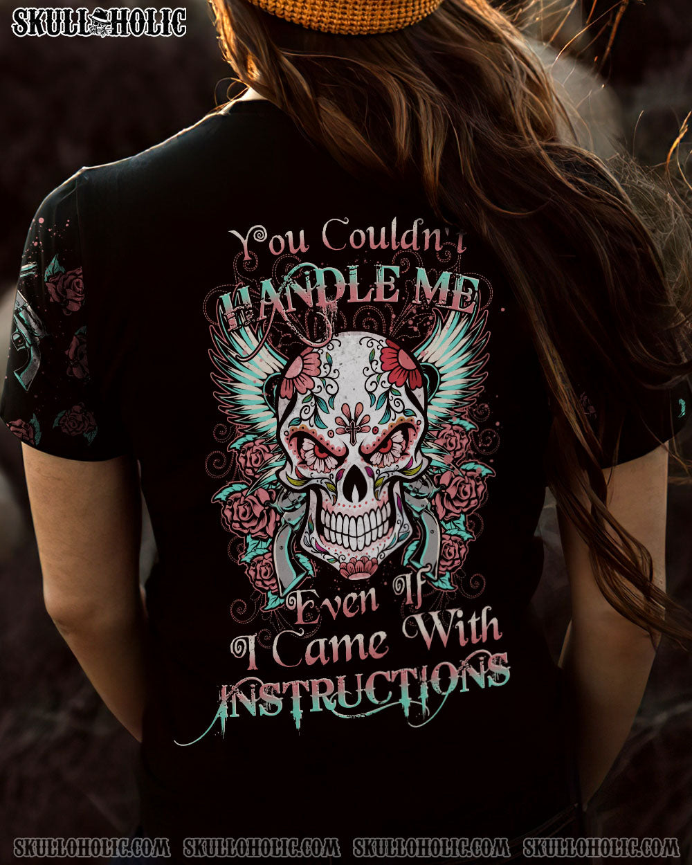 YOU COULDN’T HANDLE ME SKULL ALL OVER PRINT – YHHN2112221