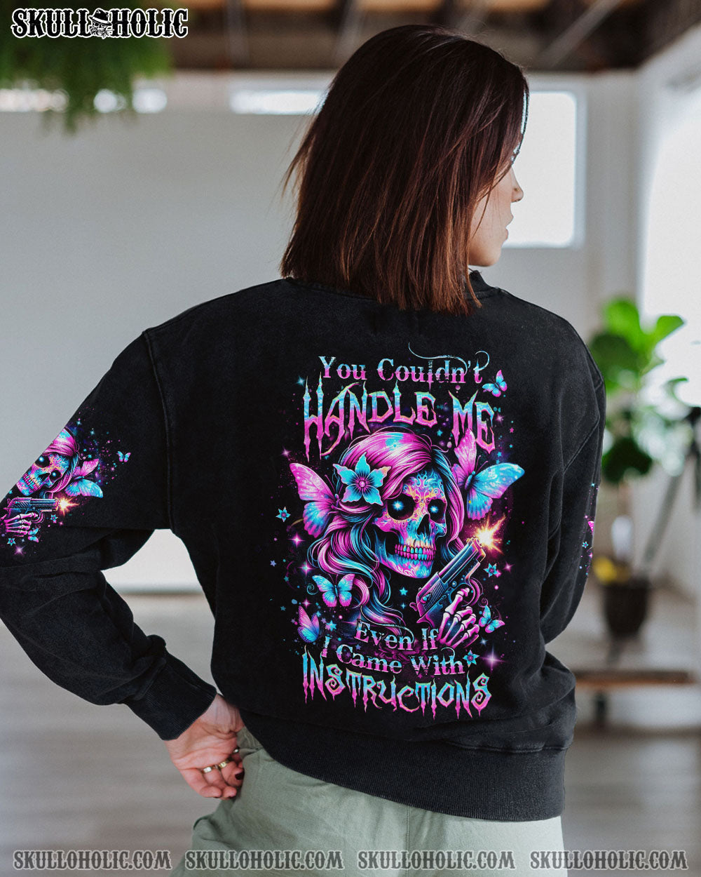 YOU COULDN’T HANDLE ME SKULL ALL OVER PRINT – YHHN2204243