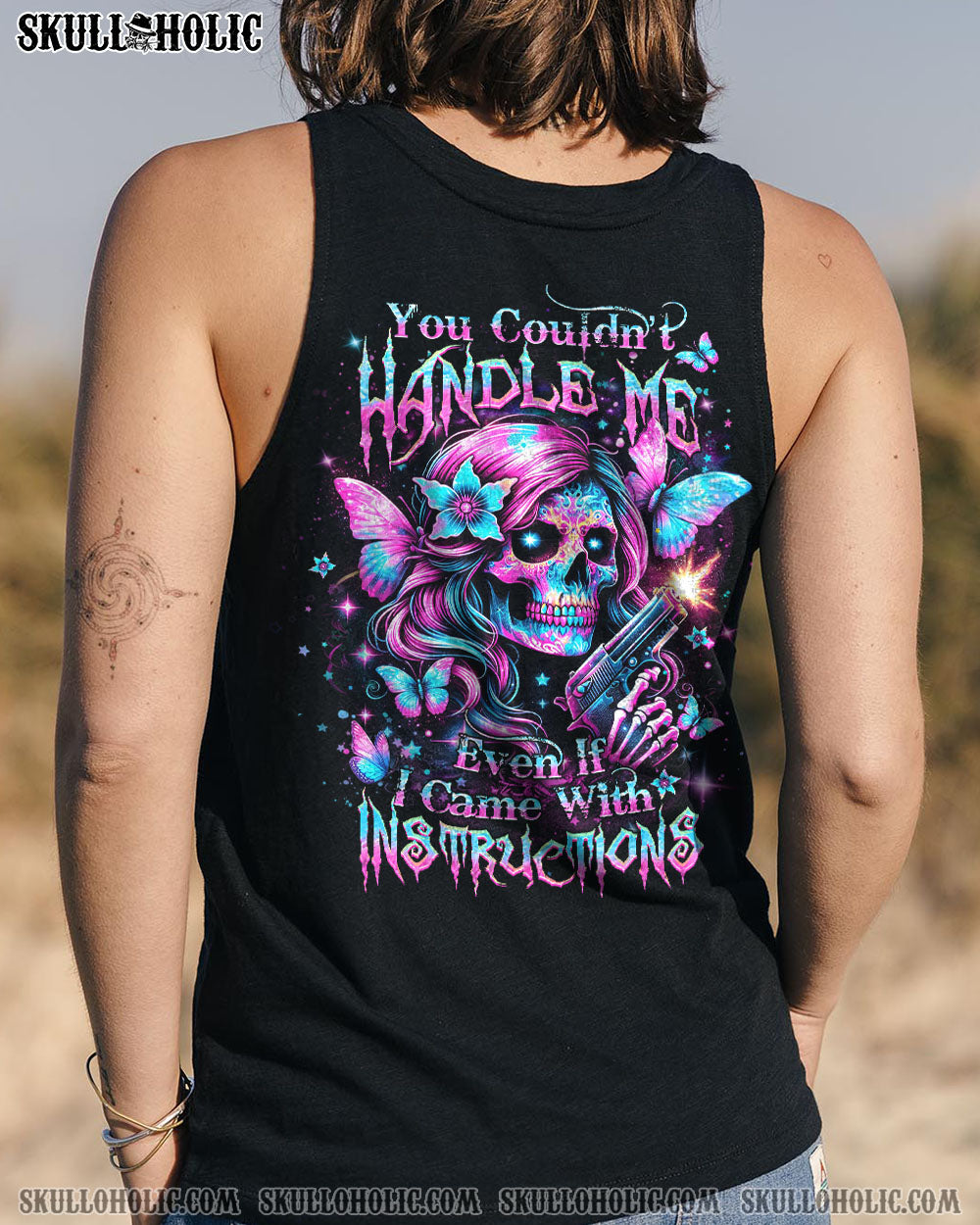 YOU COULDN’T HANDLE ME SKULL ALL OVER PRINT – YHHN2204243