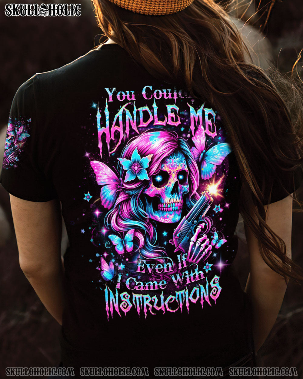 YOU COULDN’T HANDLE ME SKULL ALL OVER PRINT – YHHN2204243