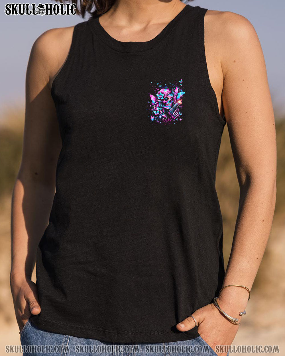 YOU COULDN’T HANDLE ME SKULL ALL OVER PRINT – YHHN2204243