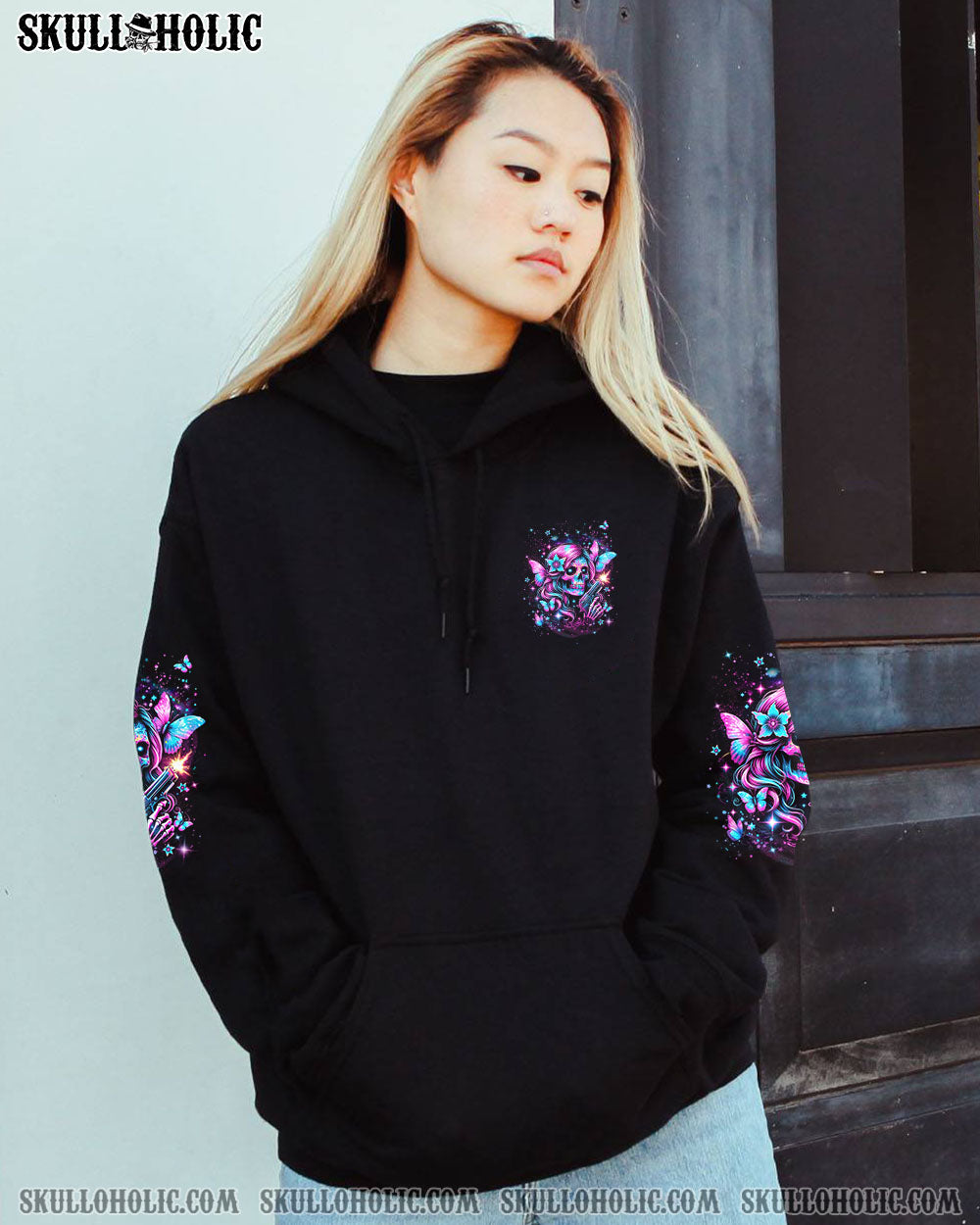 YOU COULDN’T HANDLE ME SKULL ALL OVER PRINT – YHHN2204243