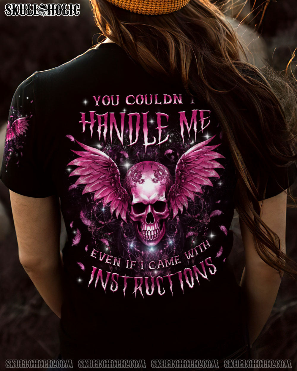YOU COULDN’T HANDLE ME SKULL ALL OVER PRINT – YHKD3110233